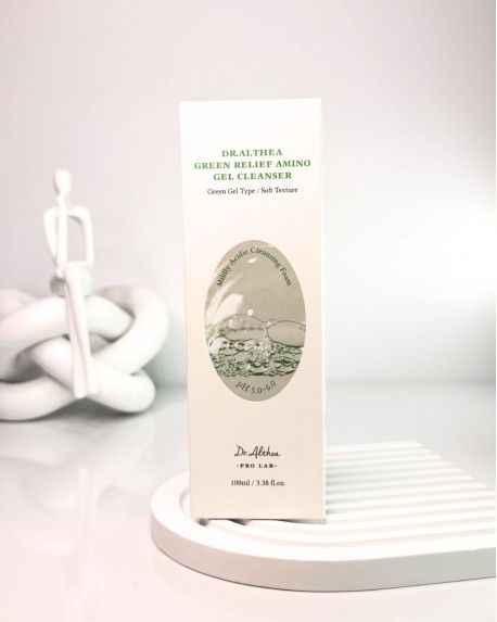 FEUCHTIGKEITSSPENDENDES GEL ZUR TIEFENREINIGUNG DR.ALTHEA | GREEN RELIEF AMINO GEL CLEANSER -100 ml