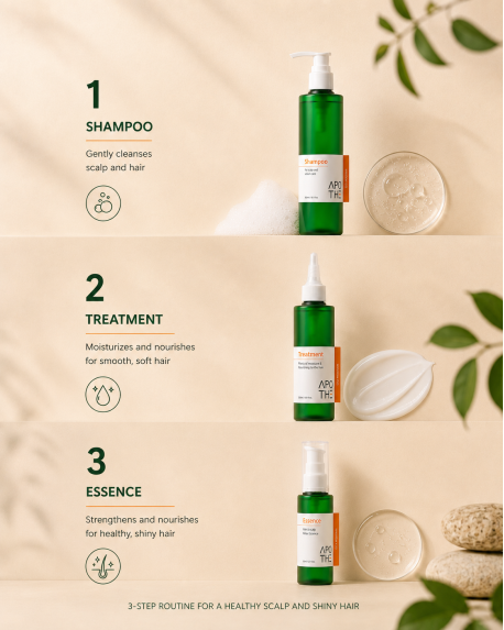 Sebumregulierendes Shampoo für fettige Kopfhaut APOTHE | CCV Program Shampoo - 300 ml