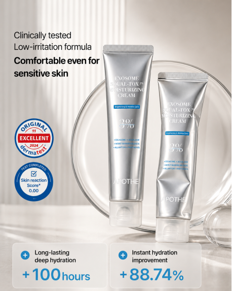 Aufbauende und feuchtigkeitsspendende Creme mit Exosomen APOTHE | Exosome Squal-Tox Moisturizing Cream - 50 ml
