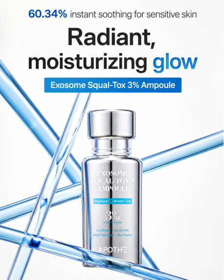 Aufbauendes Ampullenserum mit Exosomen APOTHE | Exosome Squal-Tox 3% Ampoule - 30 ml