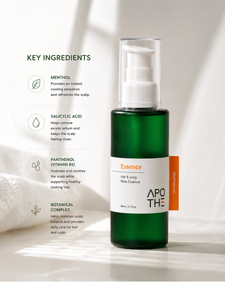 Regenerierende Haaressenz mit Pflanzenölen APOTHE | Hair Relax Essence - 80 ml