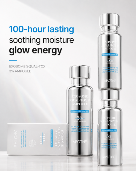 Aufbauendes Ampullenserum mit Exosomen APOTHE | Exosome Squal-Tox 3% Ampoule - 30 ml