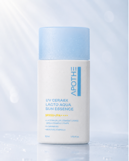 Feuchtigkeitsspendende Sonnenschutz-Essenz mit Ceramiden und Probiotika APOTHE | UV CERA6X LACTO AQUA SUN ESSENCE SPF50+ PA++++