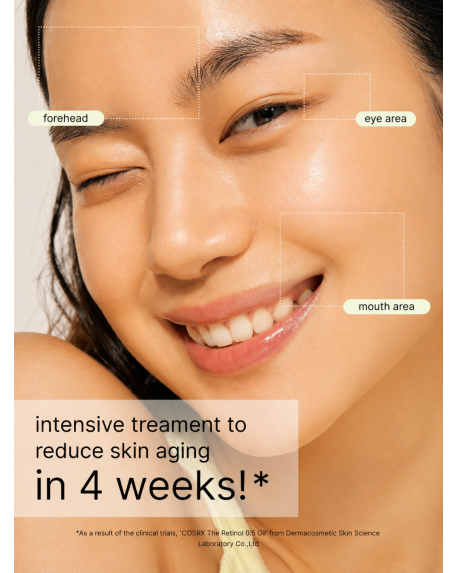 RETINOL 0,5 MIT VITAMIN E COSRX | The Retinol 0.5 Oil - Ölserum mit Retinol 