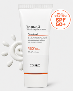 FEUCHTIGKEITSSPENDENDE SONNENCREME COSRX|Vitamin E Vitalizing Sunscreen SPF50+ PA++++ 50 ml