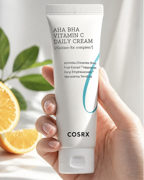 CREME MIT SÄUREN UND VITAMIN C ZUR HAUTERNEUERUNG COSRX | Refresh AHA BHA Vitamin C Daily Cream – 50 ml