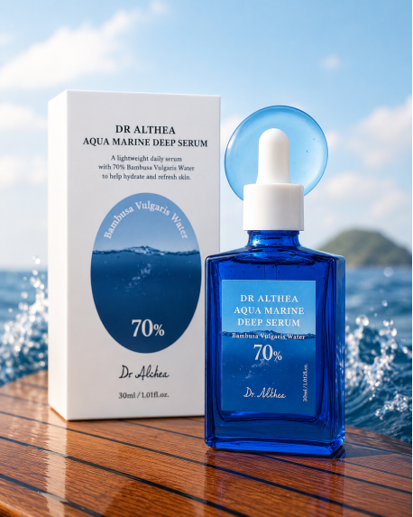 Tiefenwirksames Feuchtigkeitsserum mit Bambuswasser  DR. ALTHEA | Aqua Marine Deep Serum – 30 ml