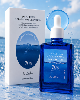 Tiefenwirksames Feuchtigkeitsserum mit Bambuswasser  DR. ALTHEA | Aqua Marine Deep Serum – 30 ml