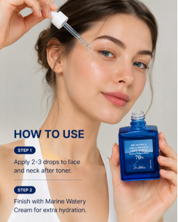Tiefenwirksames Feuchtigkeitsserum mit Bambuswasser  DR. ALTHEA | Aqua Marine Deep Serum – 30 ml