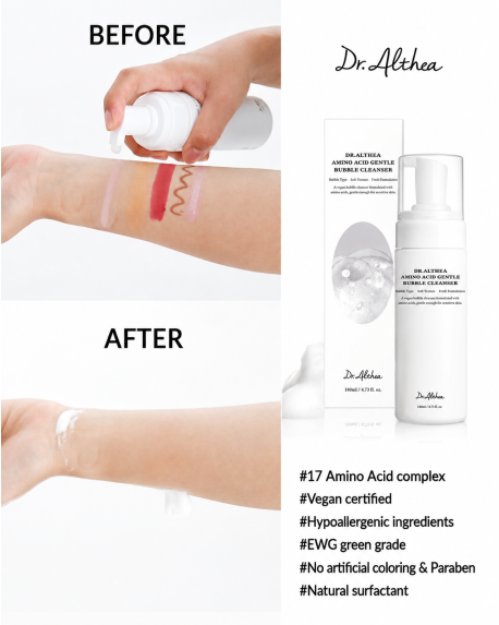 AMINOSÄURE-BASIERENDES SANFTES REINIGUNGSMITTEL DR. ALTHEA | AMINO ACID GENTLE BUBBLE CLEANSER
