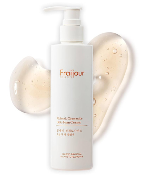 REINIGUNGSÖL-SCHAUM FÜR MAKE-UP-ENTFERNUNG FRAIJOUR | Alchemic Ginsenoside Oil To Foam Cleanser – 210 ml
