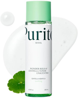 TONER FÜR EMPFINDLICHE HAUT OHNE ÄTHERISCHE ÖLE PURITO SEOUL | Wonder Releaf Centella Toner Unscented - 200 ml
