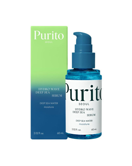 INTENSIV FEUCHTIGKEITSSPENDENDES SERUM MIT MEERWASSER PURITO SEOUL |  Hydro Wave Deep Sea Serum - 60 ml 